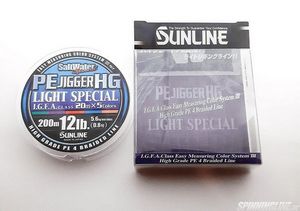 Изображение 1 : Sunline PE Jigger HG Light - топовый четырехжильный шнур